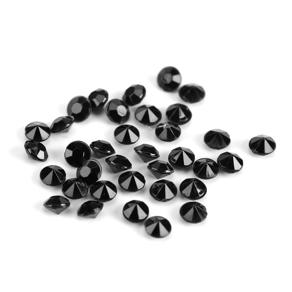 1000Pcs/Bag 4mm Clear Acrylic Beads Vase Filler Wedding Party Decor DIY Accessories Black