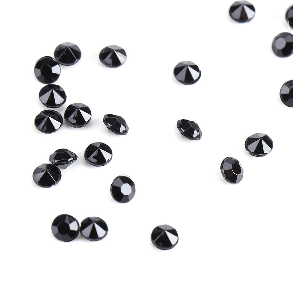 1000Pcs/Bag 4mm Clear Acrylic Beads Vase Filler Wedding Party Decor DIY Accessories Black