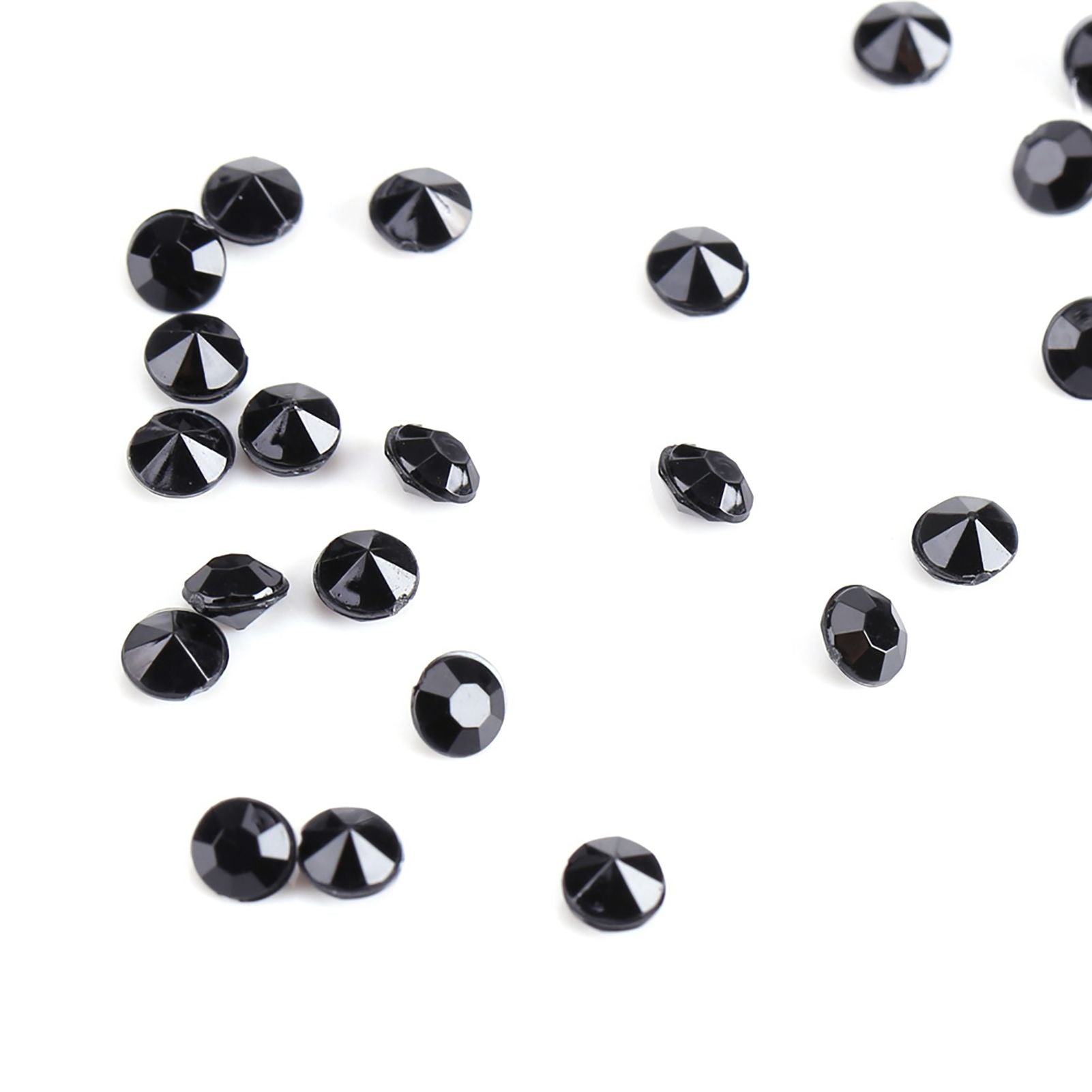 1000Pcs/Bag 4mm Clear Acrylic Beads Vase Filler Wedding Party Decor DIY Accessories Black