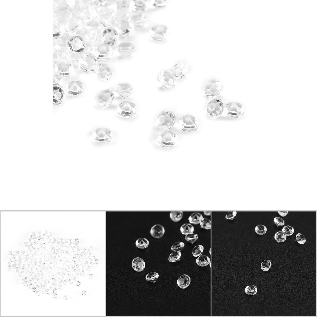 1000Pcs/Bag 3mm Acrylic Beads Vase Filler Wedding Party Decor DIY Accessories Transparent