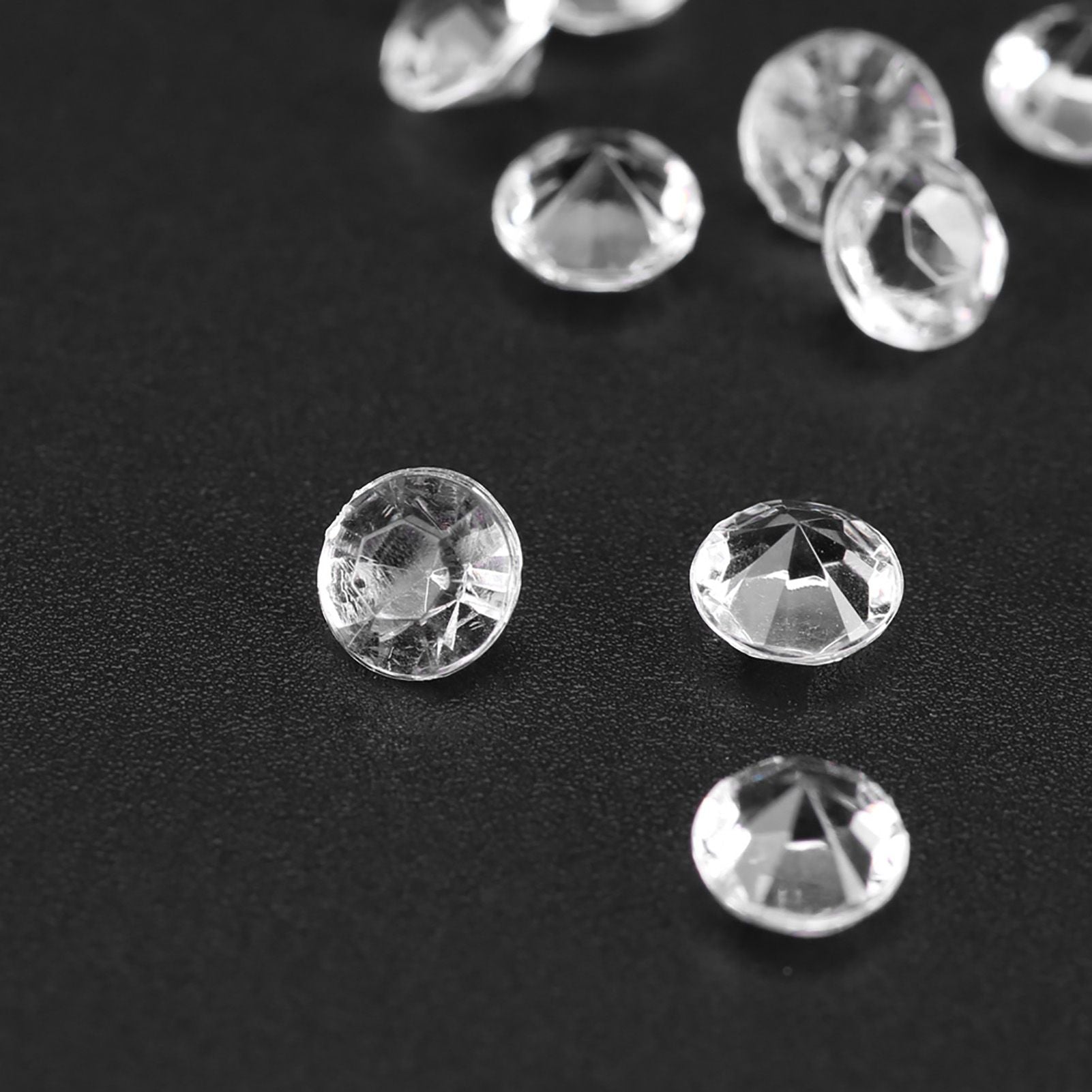 1000Pcs/Bag 6mm Clear Acrylic Beads Vase Filler Wedding Party Decor DIY Ornament Accessories