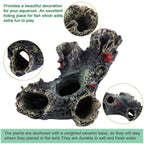 Artificial Resin Aqua Aquarium Dead Wood Fish To avoid Hole Tank Ornament Decor
