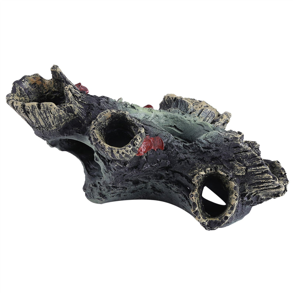 Artificial Resin Aqua Aquarium Dead Wood Fish To avoid Hole Tank Ornament Decor