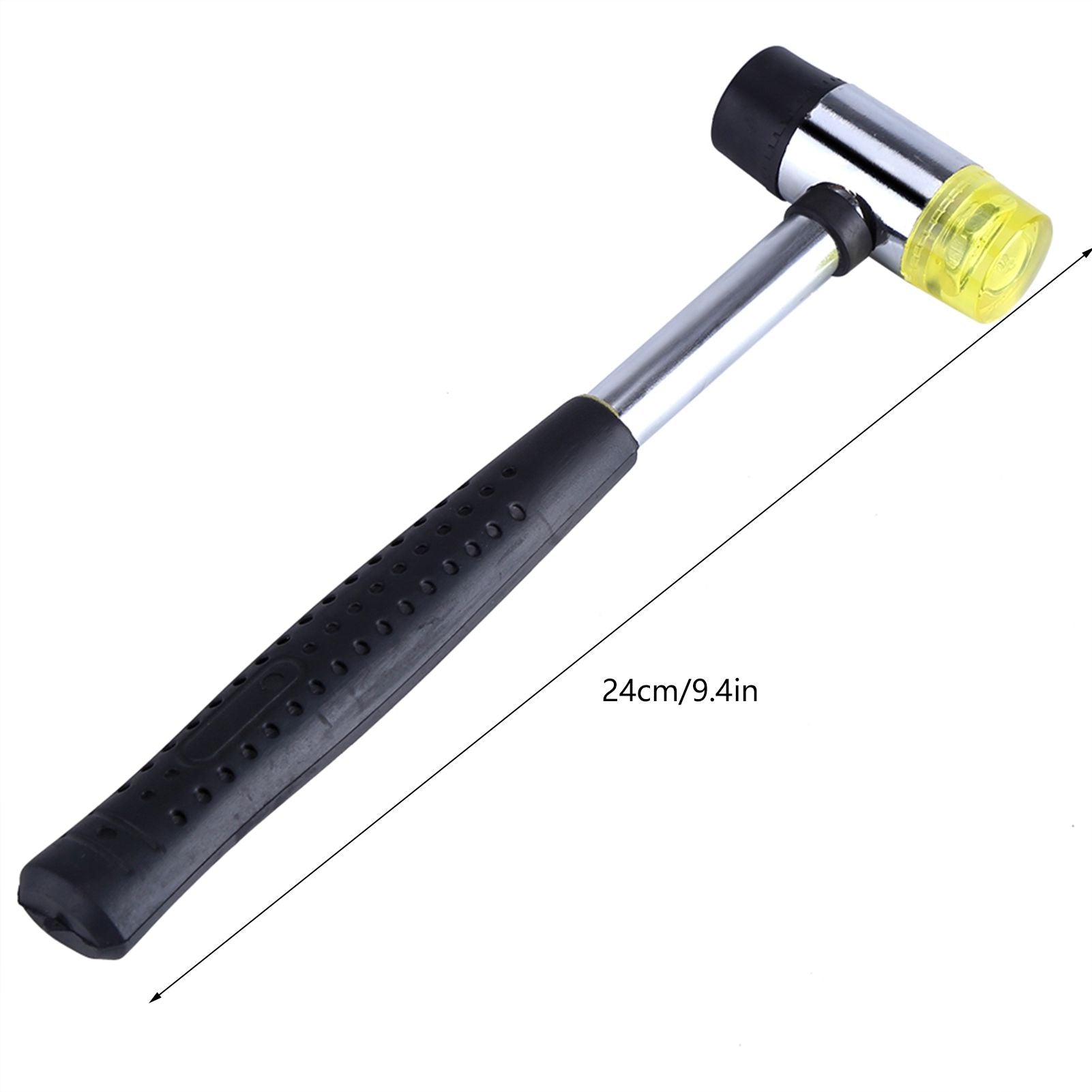 Steel Ring Mandrel Nylon Face Mallet Sizing Jewelry Making Forming Hammer Tools Rubber Hammer