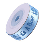 10Yards/Roll IT IS A BOY Baby Shower Christening Party Favor Gift Stain Ribbon Blue