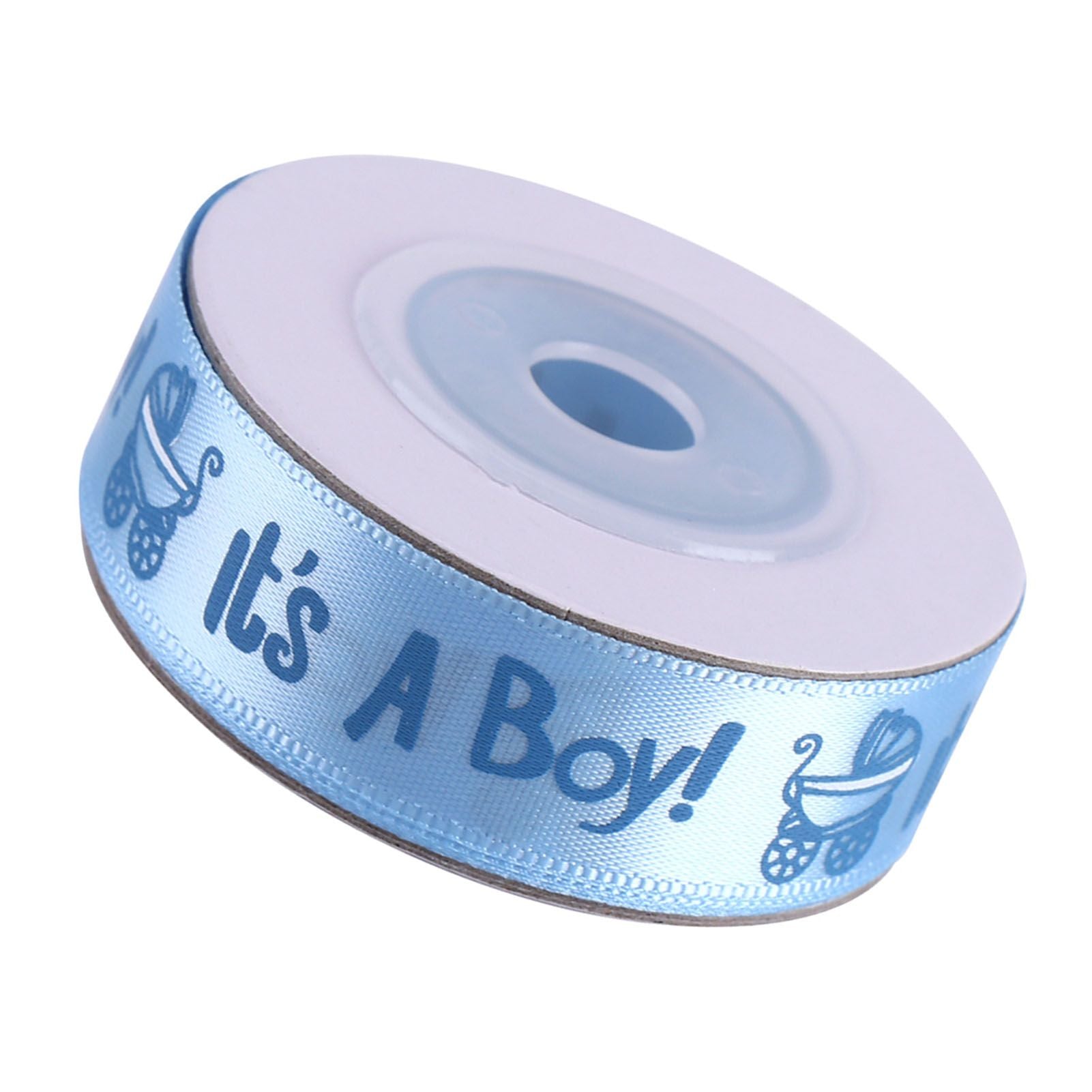 10Yards/Roll IT IS A BOY Baby Shower Christening Party Favor Gift Stain Ribbon Blue