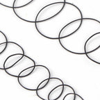 950pcs Set 12mm30mm Universal Rubber O Ring Watch Back Cover Seal Gaskets (0.5mm)