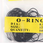 950pcs Set 12mm30mm Universal Rubber O Ring Watch Back Cover Seal Gaskets (0.5mm)