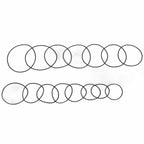 750pcs Set 12mm30mm Universal Rubber O Ring Watch Back Cover Seal Gaskets (0.7mm)
