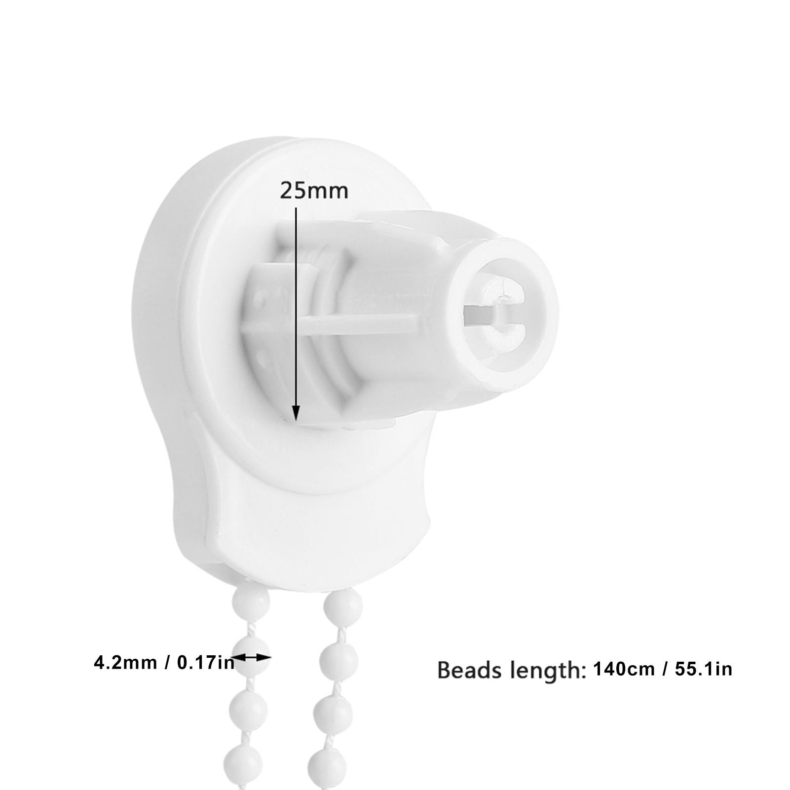 25mm Roller Blind Shade Clutch Bracket Side Pulley Chain Repair Fitting Kit Window Treatments