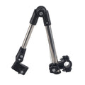 360° Adjustable Umbrella Stretch Mount Stand Holder Baby Stroller Pram Bicycle Chair Black