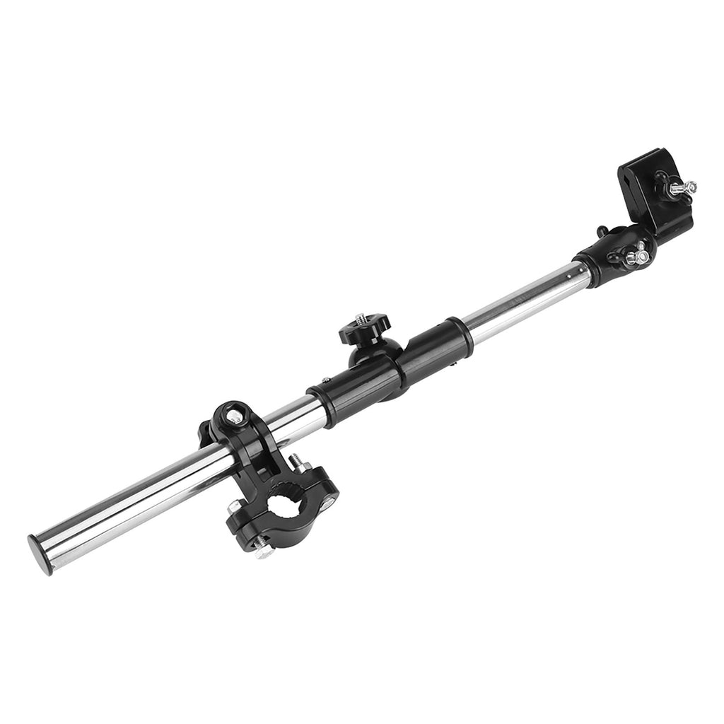 360° Adjustable Umbrella Stretch Mount Stand Holder Baby Stroller Pram Bicycle Chair Black