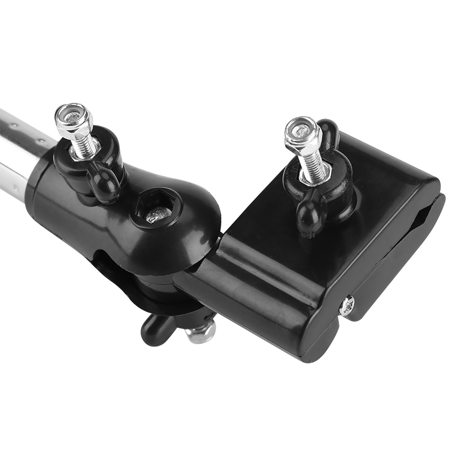 360° Adjustable Umbrella Stretch Mount Stand Holder Baby Stroller Pram Bicycle Chair Black