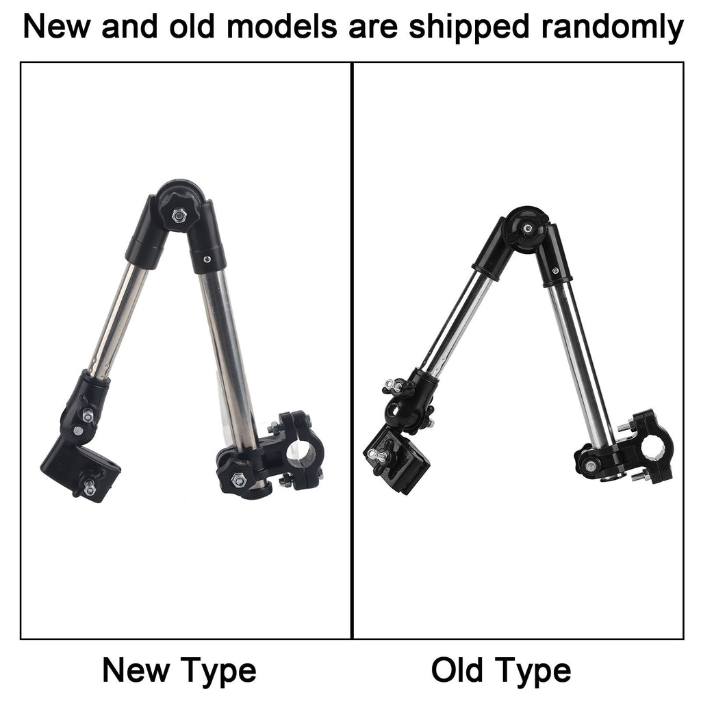 360° Adjustable Umbrella Stretch Mount Stand Holder Baby Stroller Pram Bicycle Chair Black