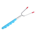 5Pcs Telescoping BBQ Marshmallow Hot Dog Skewers Forks Roasting Sticks Camping