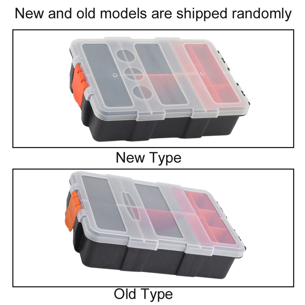 Two layer Plastic Heavy duty Components Storage Box Case Organizer Small Parts Tool Box