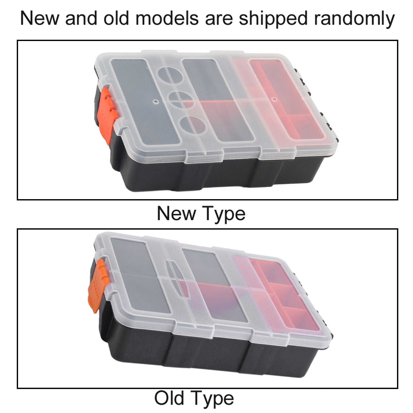 Two layer Plastic Heavy duty Components Storage Box Case Organizer Small Parts Tool Box