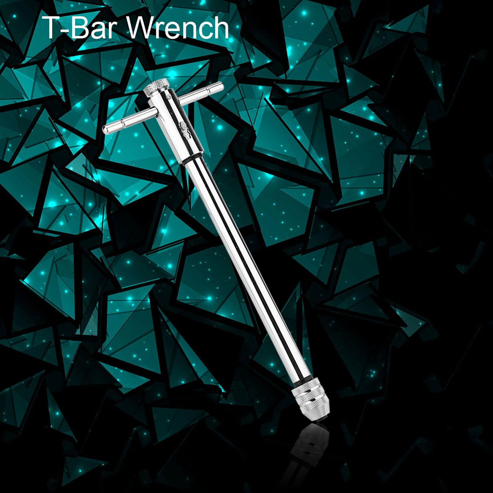 Adjustable T Bar Handle Ratchet Tap Wrench M3 M8 M5 M12 For Tap Die Set (M3 M8 Long)