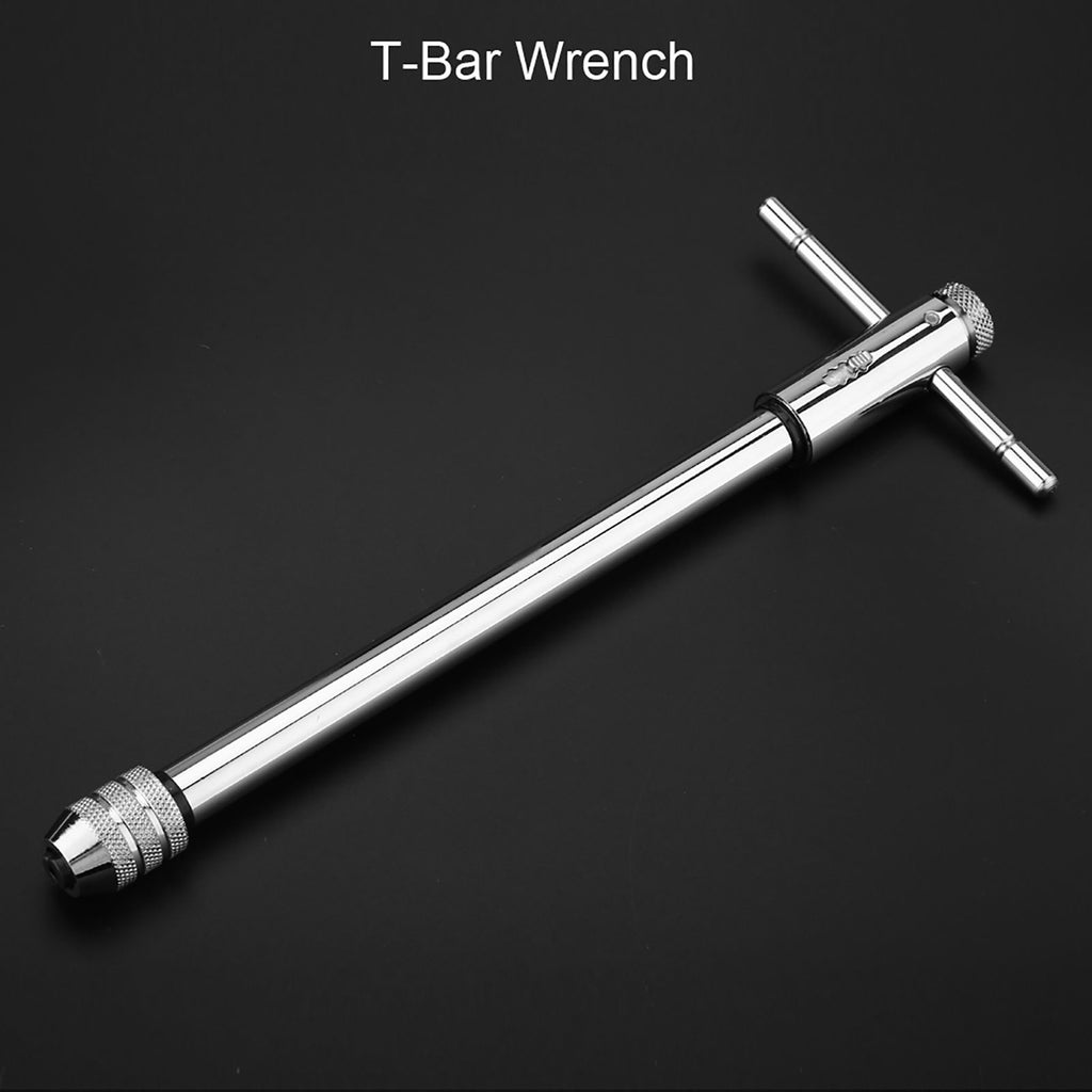 Adjustable T Bar Handle Ratchet Tap Wrench M3 M8 M5 M12 For Tap Die Set (M3 M8 Long)
