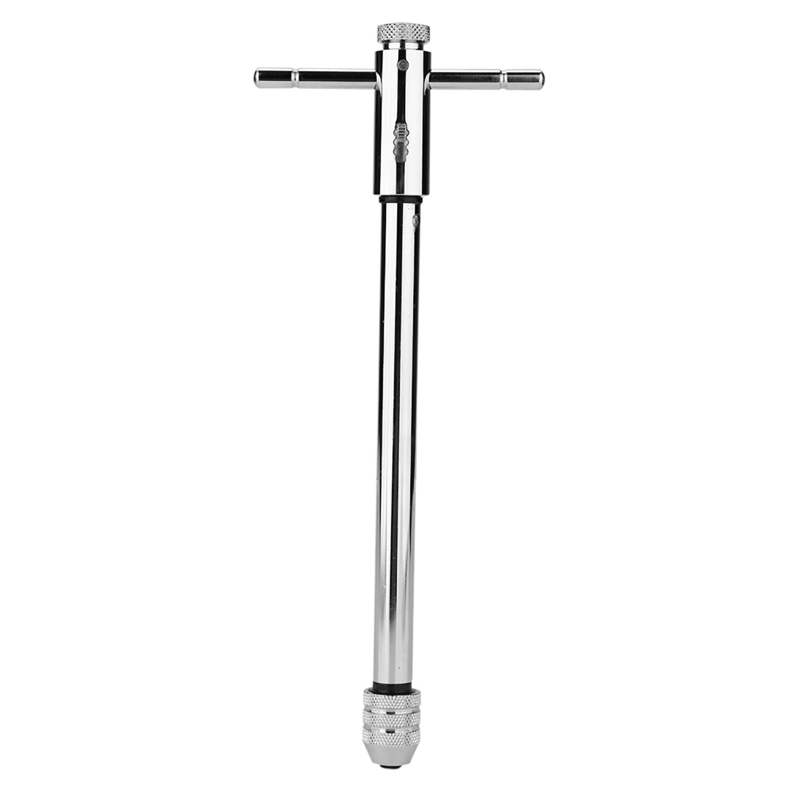 Adjustable T Bar Handle Ratchet Tap Wrench M3 M8 M5 M12 For Tap Die Set (M3 M8 Long)