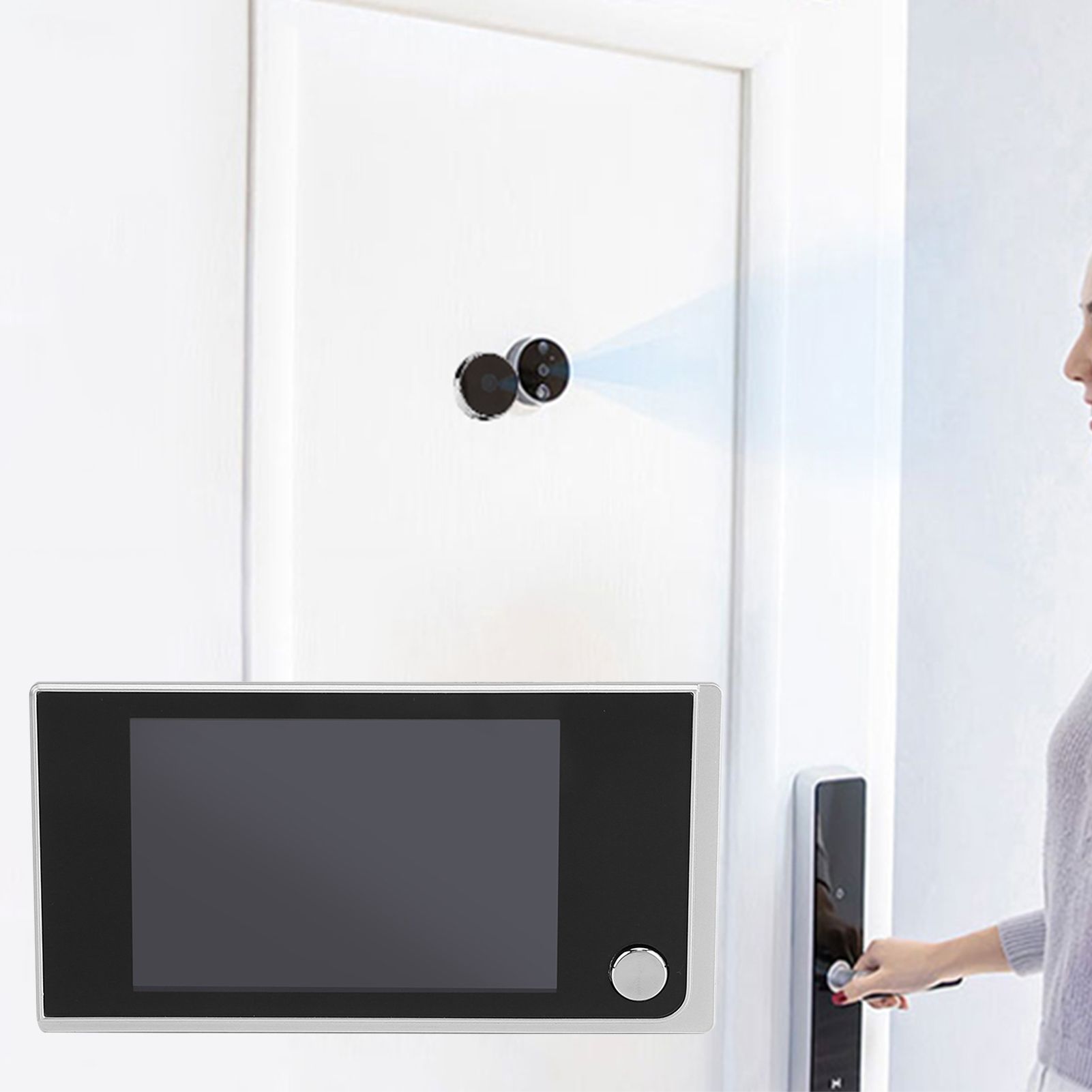 3.5" LCD Digital Video Door Peephole Viewer Camera Home Security System