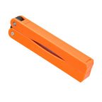 Outdoor Camping Folding Double Sided 400/600# Sharpener Stone Whetstone Sharpening Tool(Yellow)
