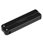Outdoor Camping Folding Double Sided 400/600# Sharpener Stone Whetstone Sharpening Tool (Black)