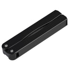 Outdoor Camping Folding Double Sided 400/600# Sharpener Stone Whetstone Sharpening Tool (Black)
