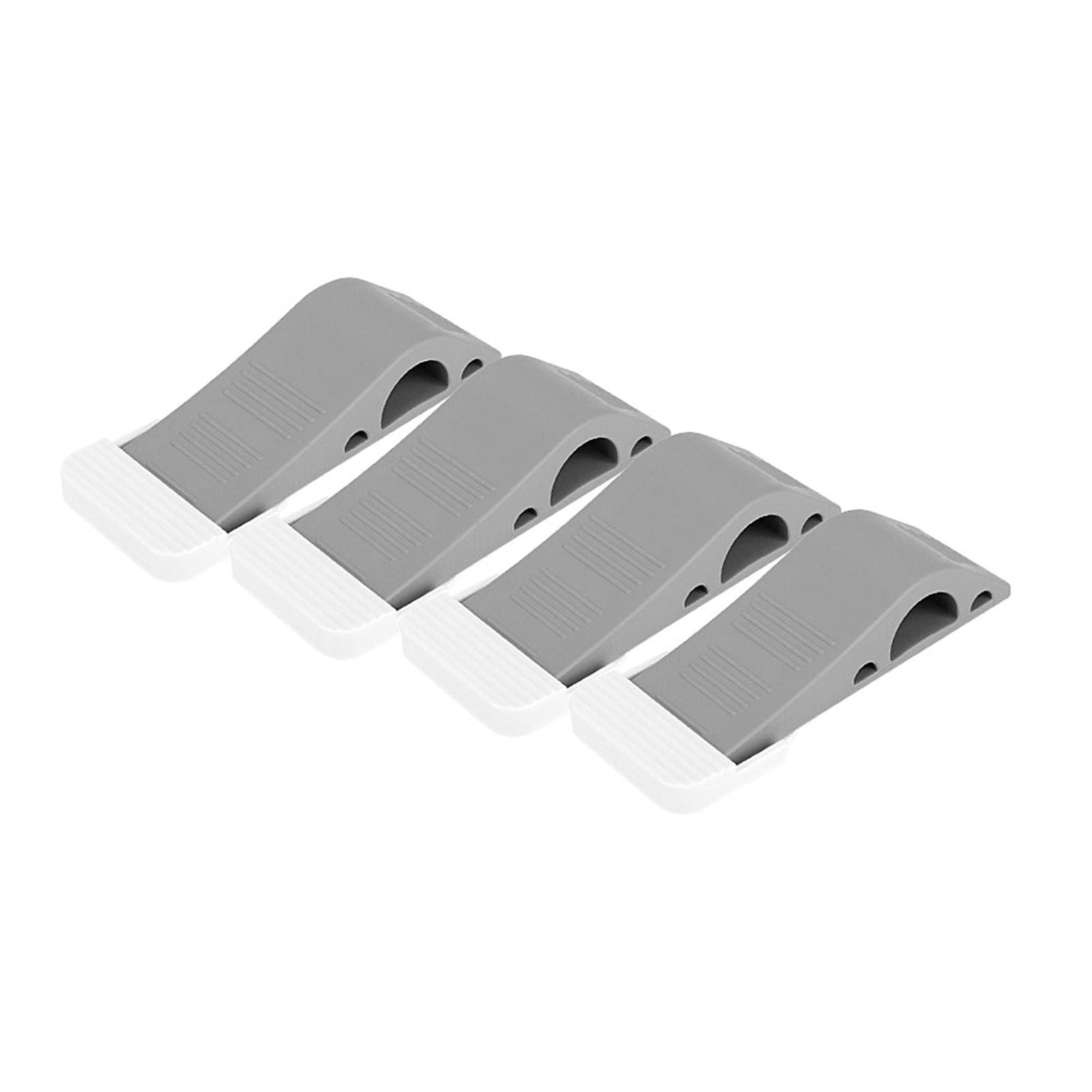 4 Pack Home Office Door Stop TPR Rubber Wedge Stopper Kids Baby Finger Safety Doorstop