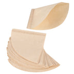 40Pcs Unbleached Natural Cone Shape Drip Coffee Cup Filter Papers #V02