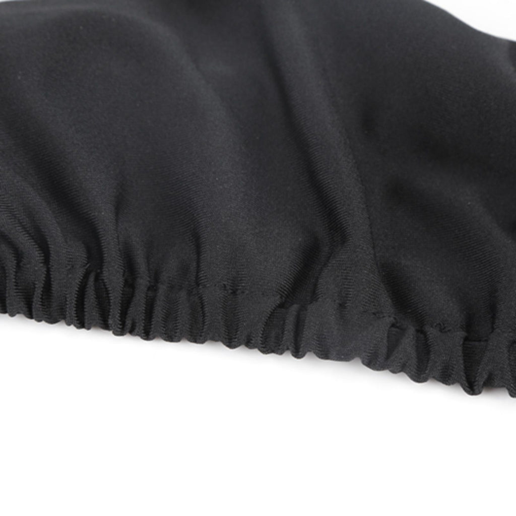 1 Pair Removable Chair Armrest Covers Elastic Protector Office Armchair Cover Black
