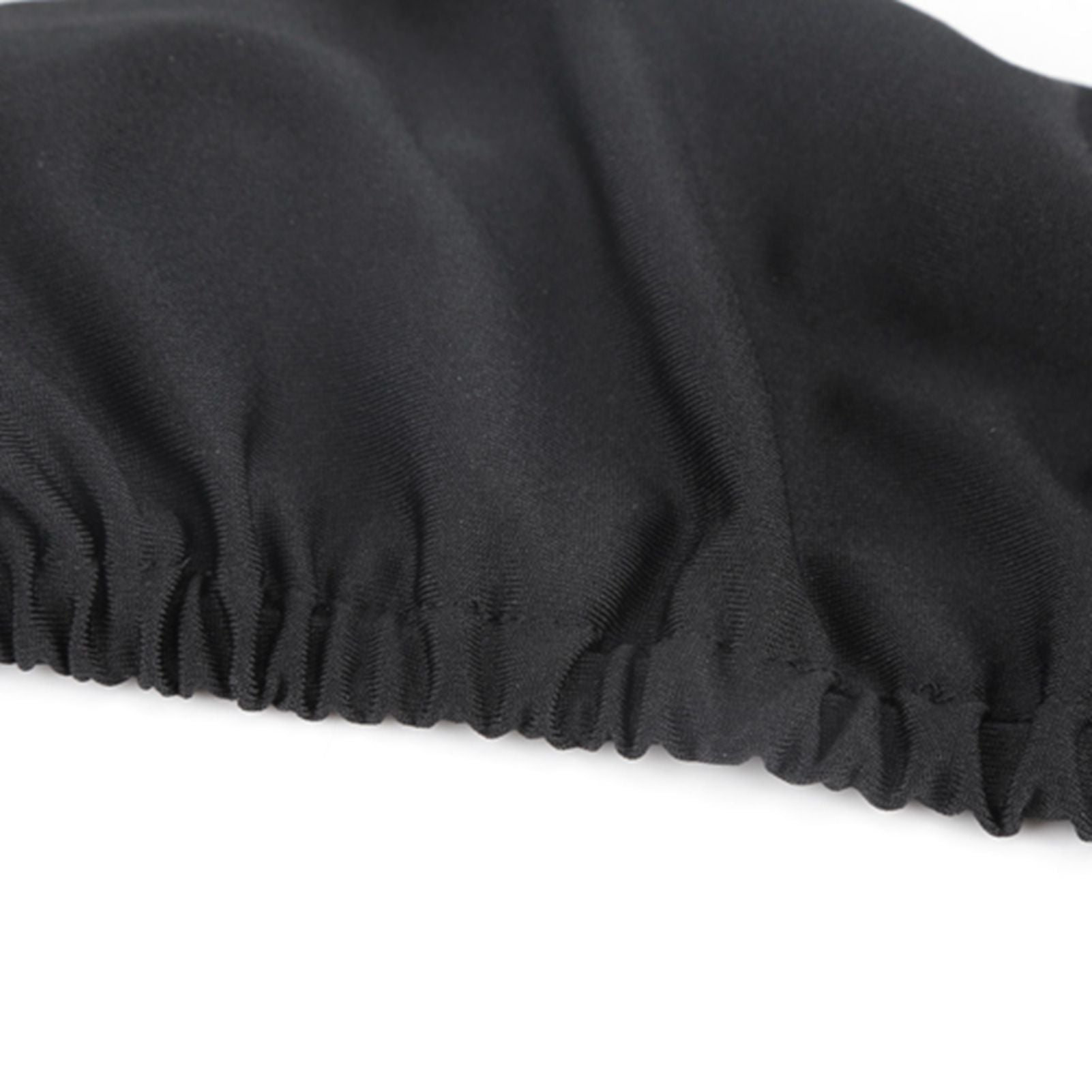1 Pair Removable Chair Armrest Covers Elastic Protector Office Armchair Cover Black