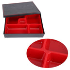 Portable Lunch Boxes Bento Food Container Japanese Style Wood Storage Box Office Picnic