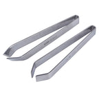 Stainless Steel Fish Bone Remover Slant Tweezer Tongs Pick up Craft Tool