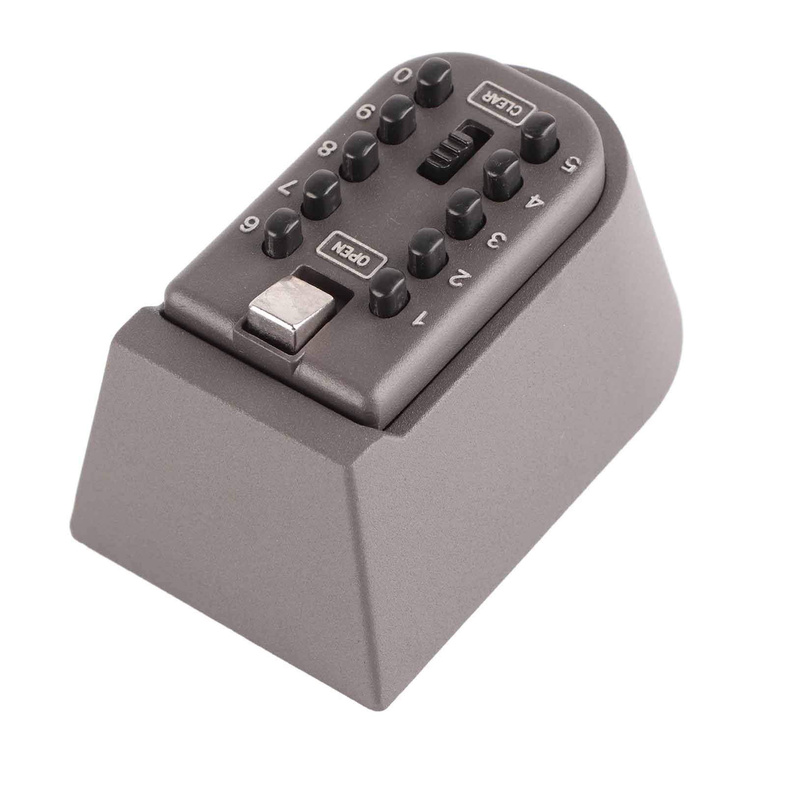 10 Digit Combination Hide Key Lock Box Storage Wall Mount Security Outdoor Case