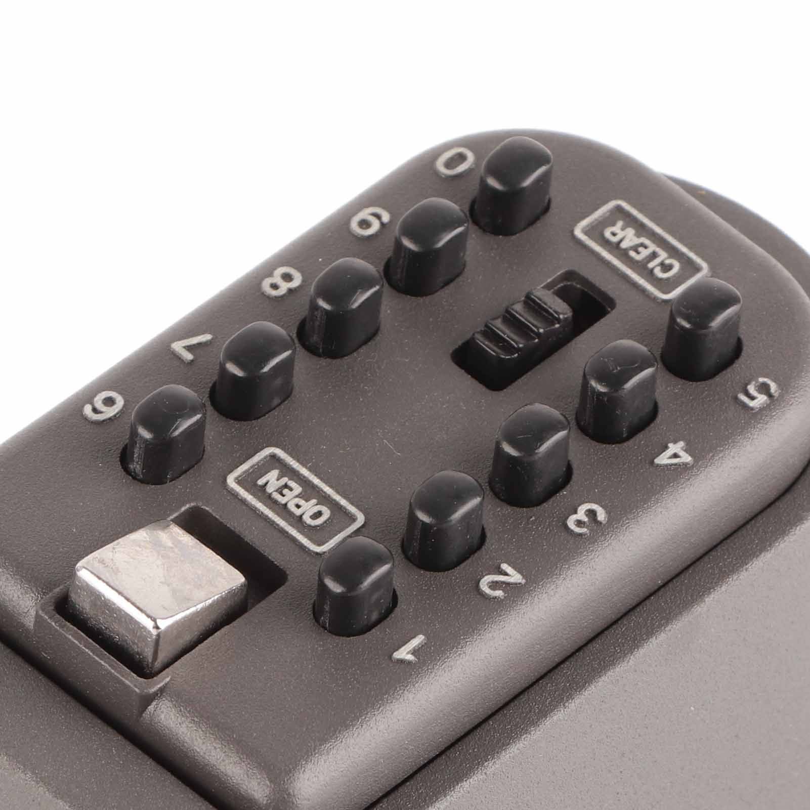 10 Digit Combination Hide Key Lock Box Storage Wall Mount Security Outdoor Case