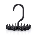 Adjustable Rotating Tie Rack Hanger 20 Hooks Neck Belt Scarf Holder Organizer