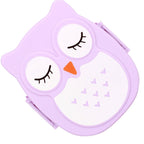 Plastic Portable Cartoon Lunch Box Food Safe Microwave Storage Container