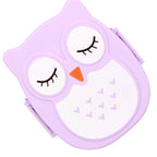 Plastic Portable Cartoon Lunch Box Food Safe Microwave Storage Container