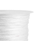 100M x 0.8mm Nylon Chinese Knot Cord Rattail Macrame Shamballa Thread String White