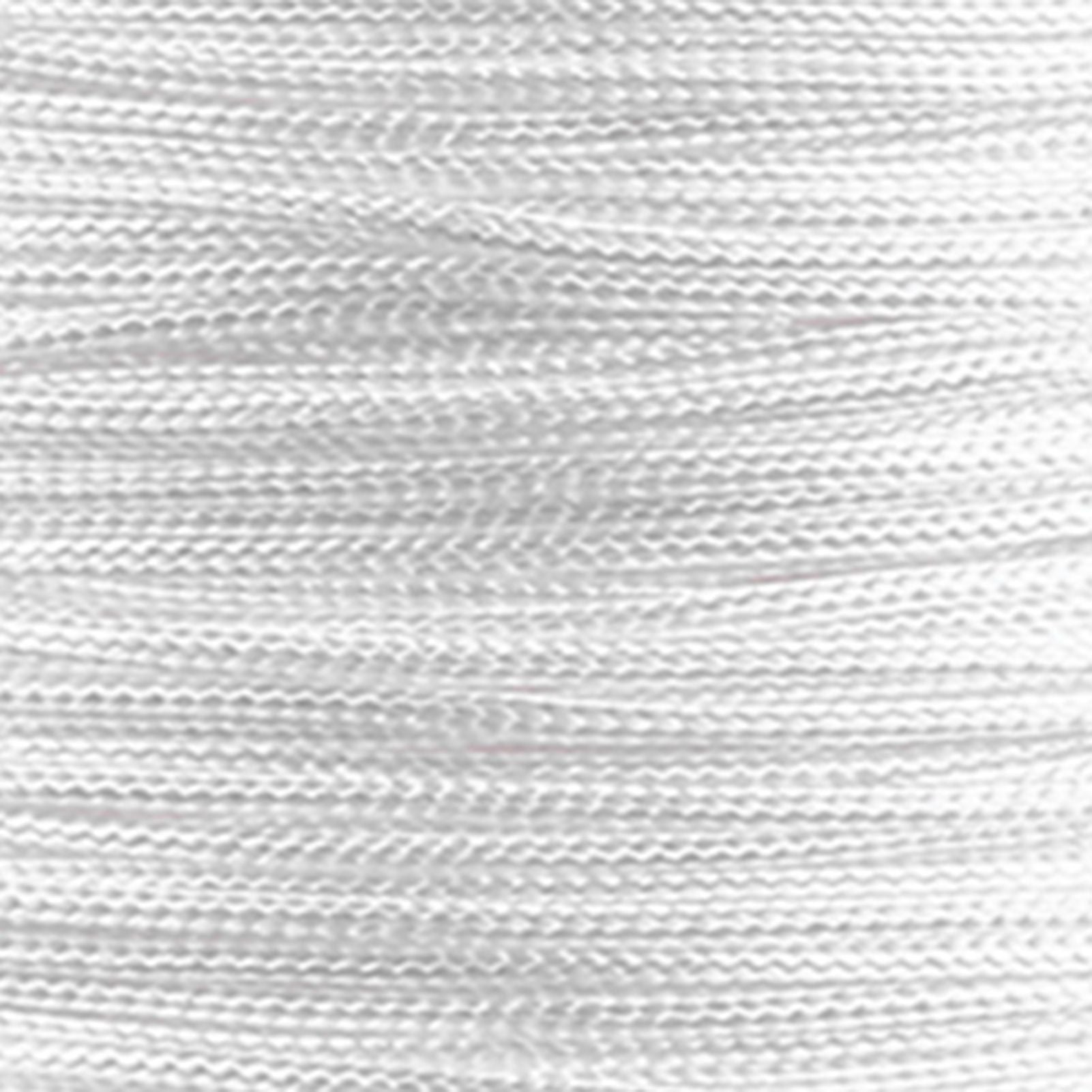 100M x 0.8mm Nylon Chinese Knot Cord Rattail Macrame Shamballa Thread String White
