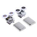 Twin Top Bottom Zinc Alloy Shower Door Rollers Runners Wheels 26mm Wheel