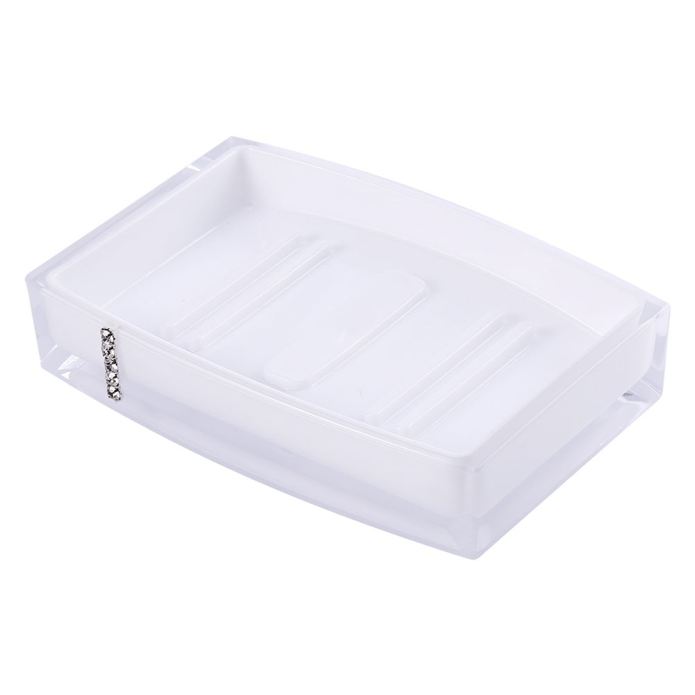 5PCS Suit Acrylic Bathroom Accessories Set Bath Cup Toothbrush Holder Soap Dish