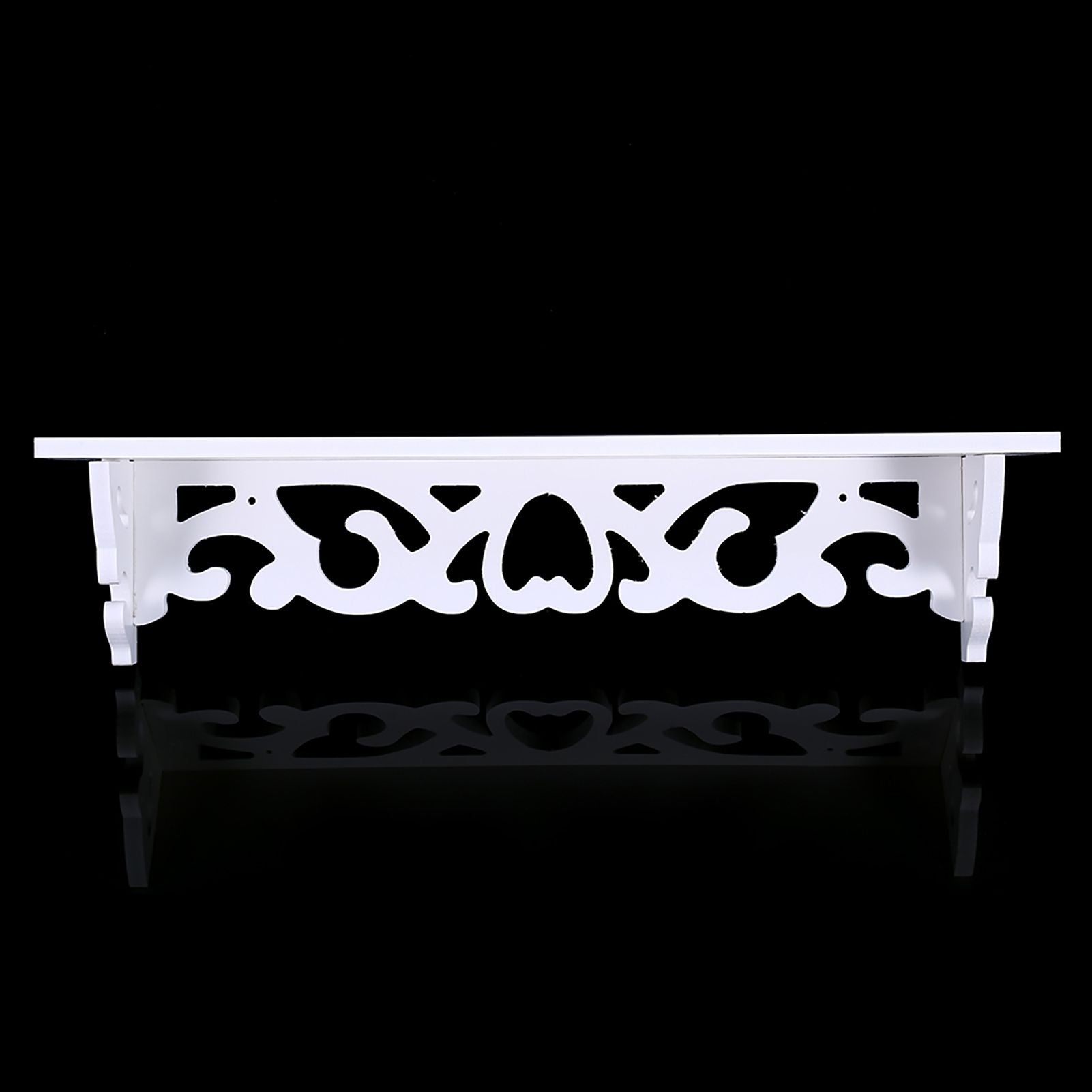 White Hollow Floating Shelf Wall Shop Bookshelf Display Shelf Furniture