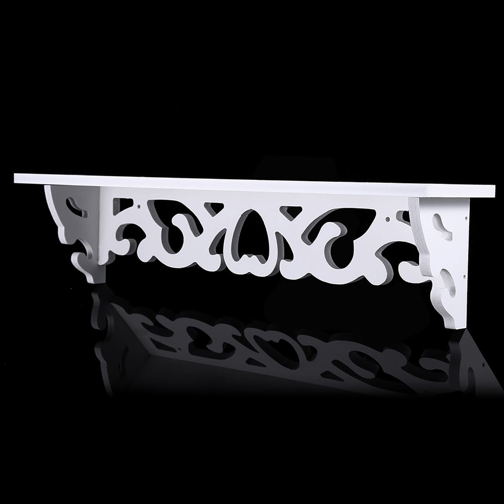 White Hollow Floating Shelf Wall Shop Bookshelf Display Shelf Furniture