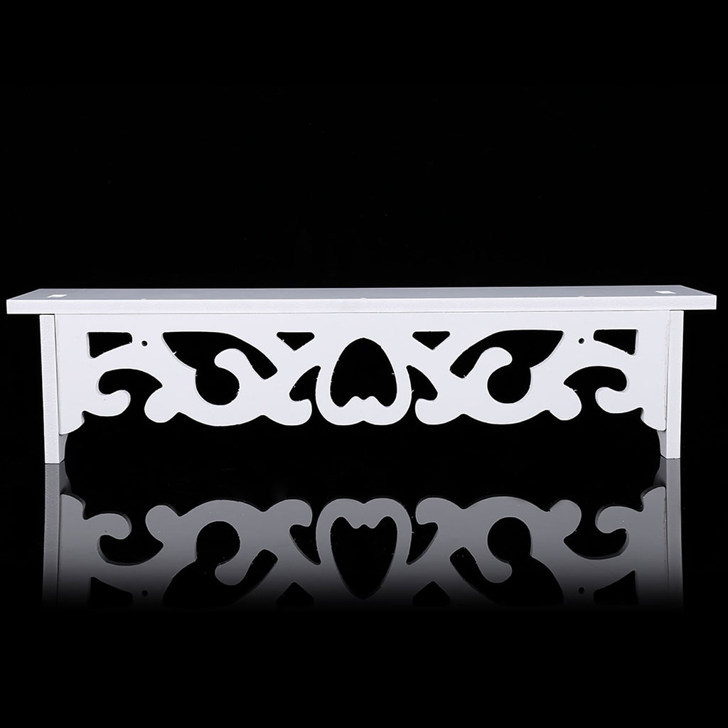 White Hollow Floating Shelf Wall Shop Bookshelf Display Shelf Furniture