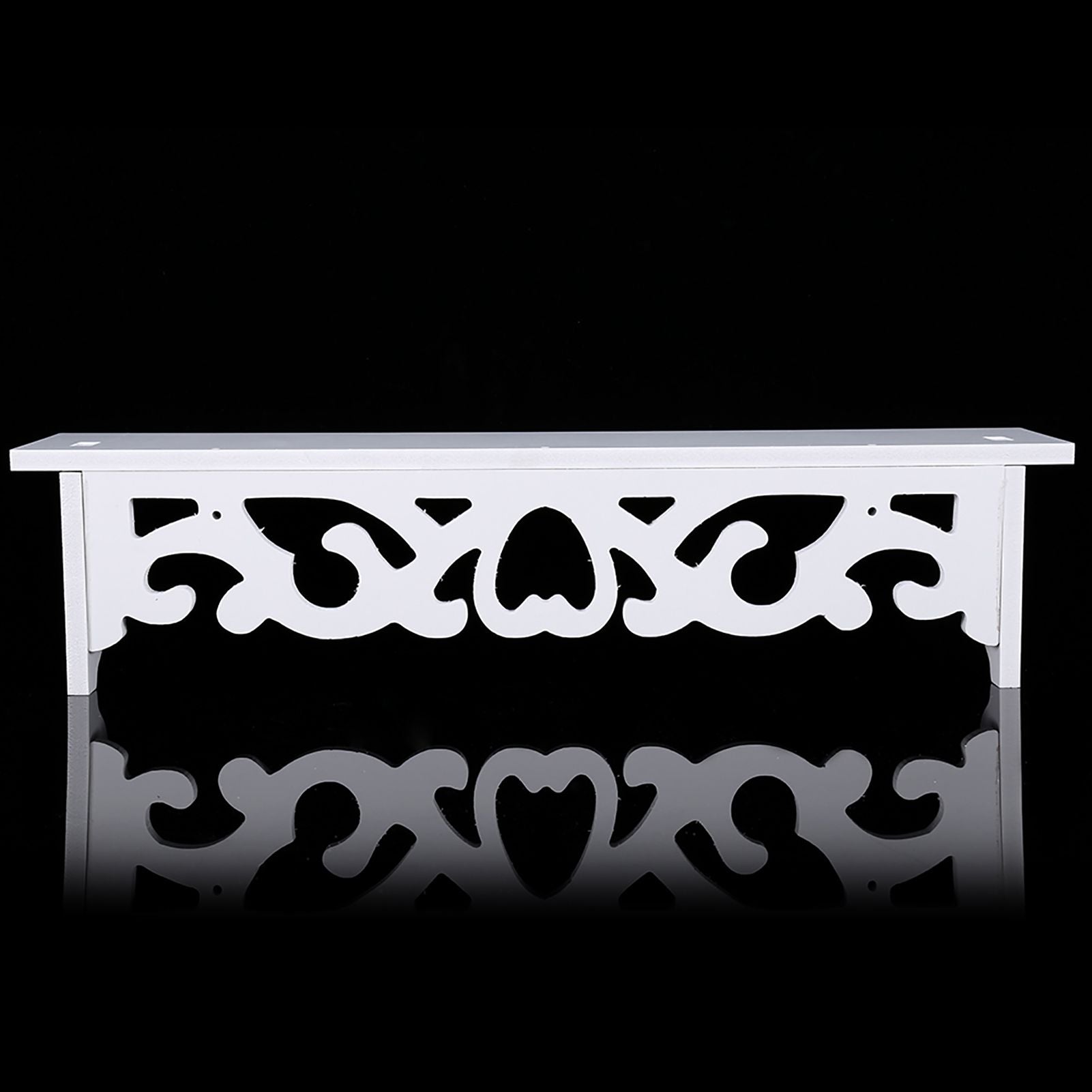 White Hollow Floating Shelf Wall Shop Bookshelf Display Shelf Furniture