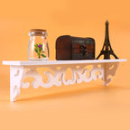 White Hollow Floating Shelf Wall Shop Bookshelf Display Shelf Furniture