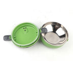 Round 1 Layer Durable Stainless Steel Lunch Box Bento Picnic Food Container