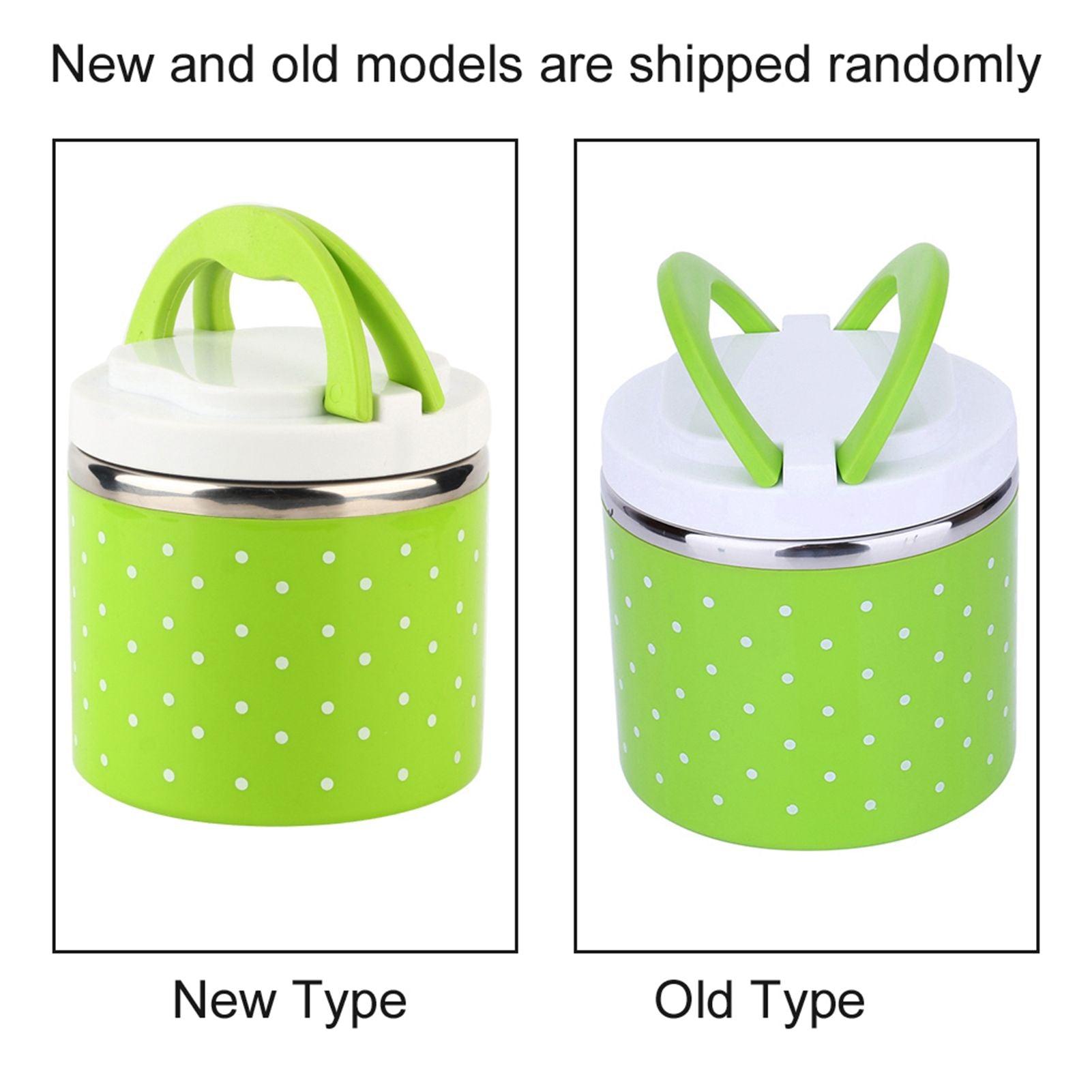 1 Layer Stainless Steel Insulation Thermo Thermal Lunch Box Food Container Hot